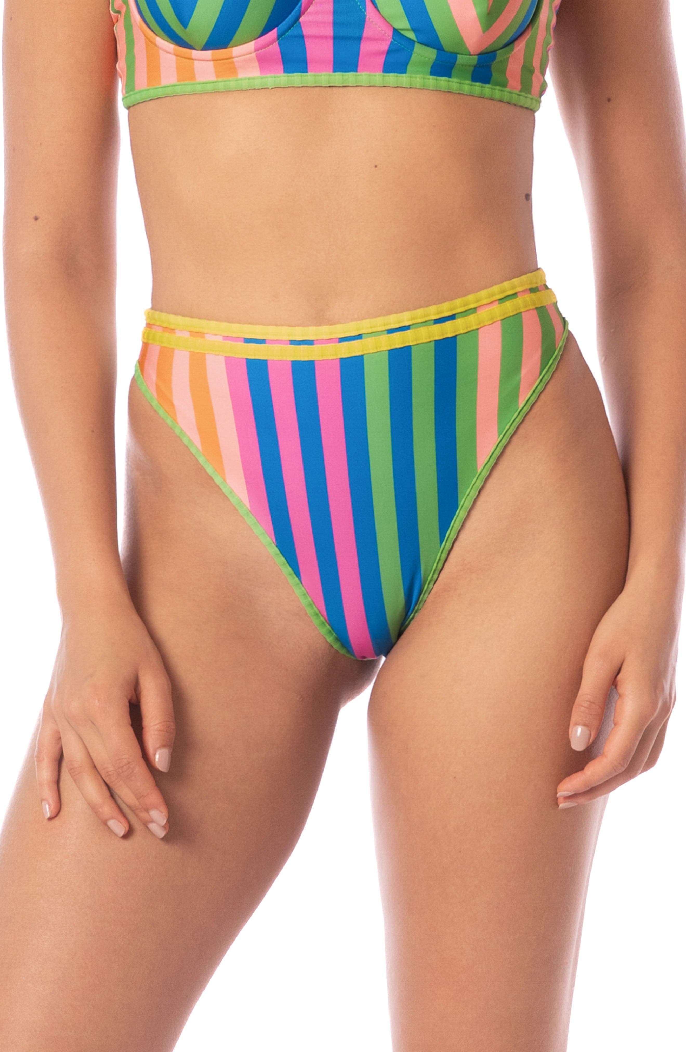 Maaji Elite High Waist Reversible Bikini Bottoms
