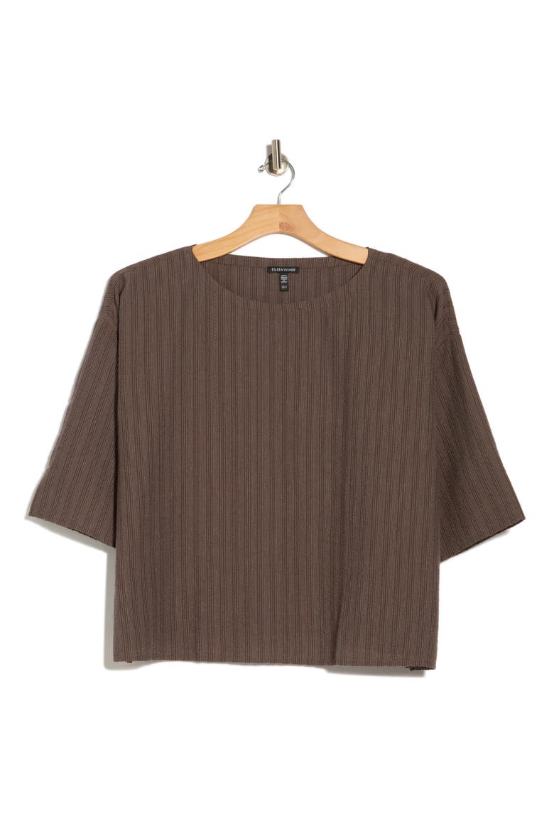Boxy Short Sleeve Top, Alternate, color, RYE