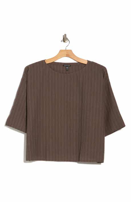 Eileen Fisher Boxy Short Sleeve Top