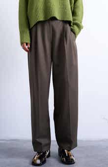 Topshop Slouchy Wide Leg Trousers