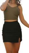 Geode Swimwear Luna High Waisted Swim Skirt