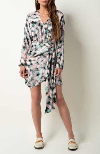 Tart Isono Long Sleeve Faux Wrap Dress