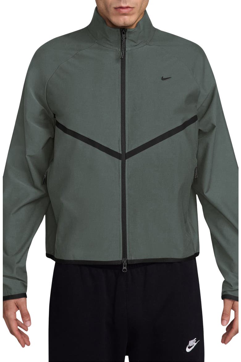 Shori Tech Track Jacket, Main, color, CAMO GREEN/ BLACK