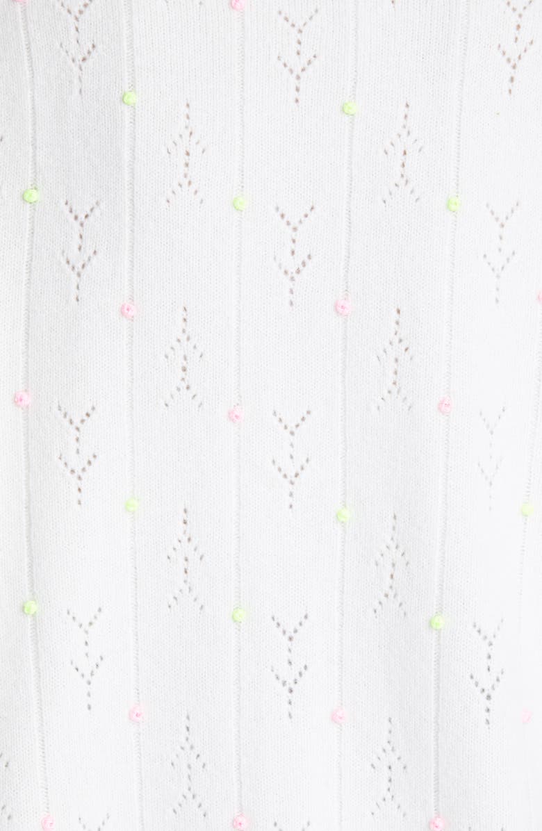 YanYan Rosie Oversize Short Sleeve Lambswool Cardigan, Alternate, color,