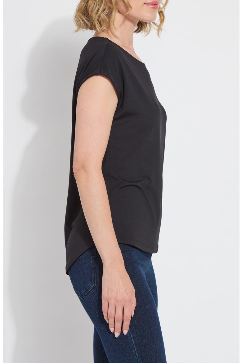 'Lyssentials T-Shirt, Alternate, color, BLACK