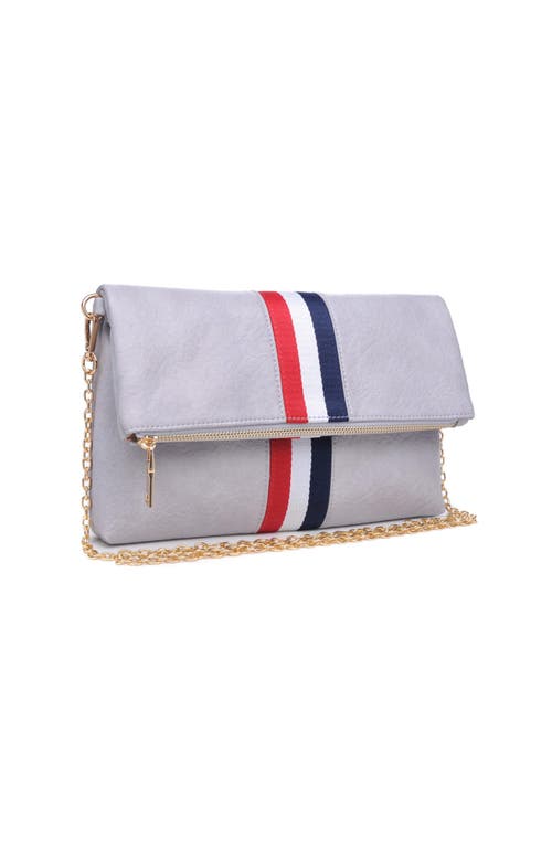 Moda Luxe Jules Clutch In Dove Grey