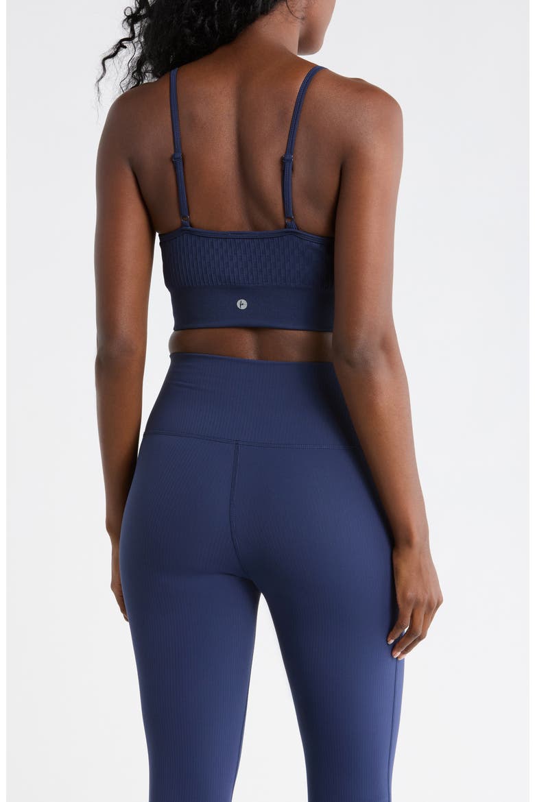 Sweetheart Seamless Sports Bra, Alternate, color, NAVAL BLUE