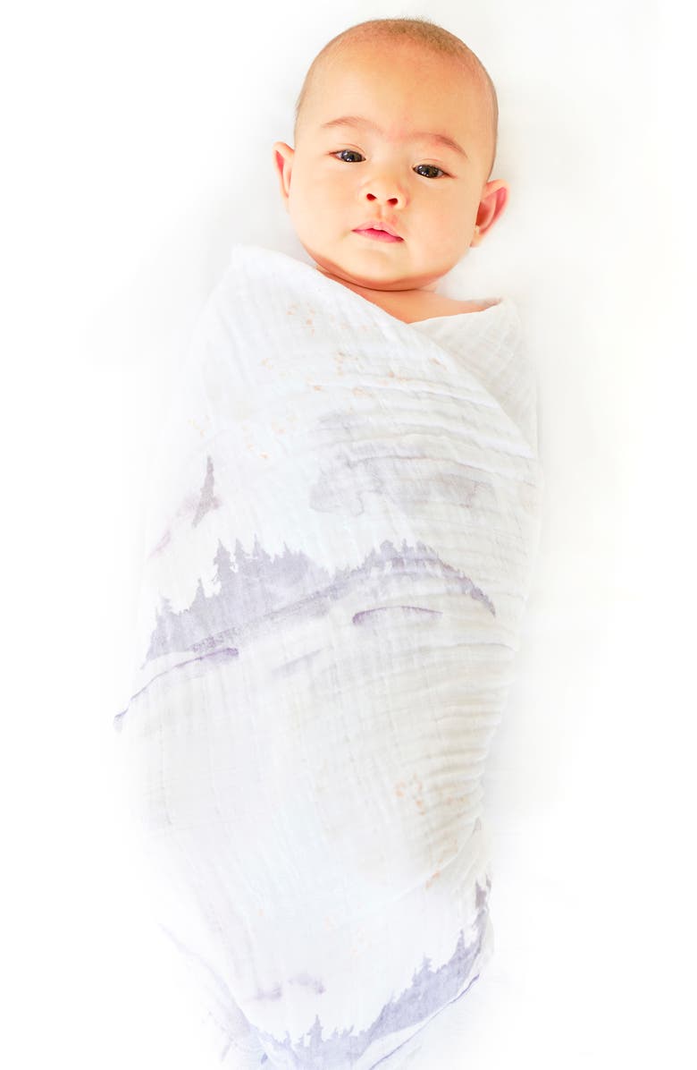 Oilo Swaddle Blanket & Silver Star Dream Pillow Set, Alternate, color, 