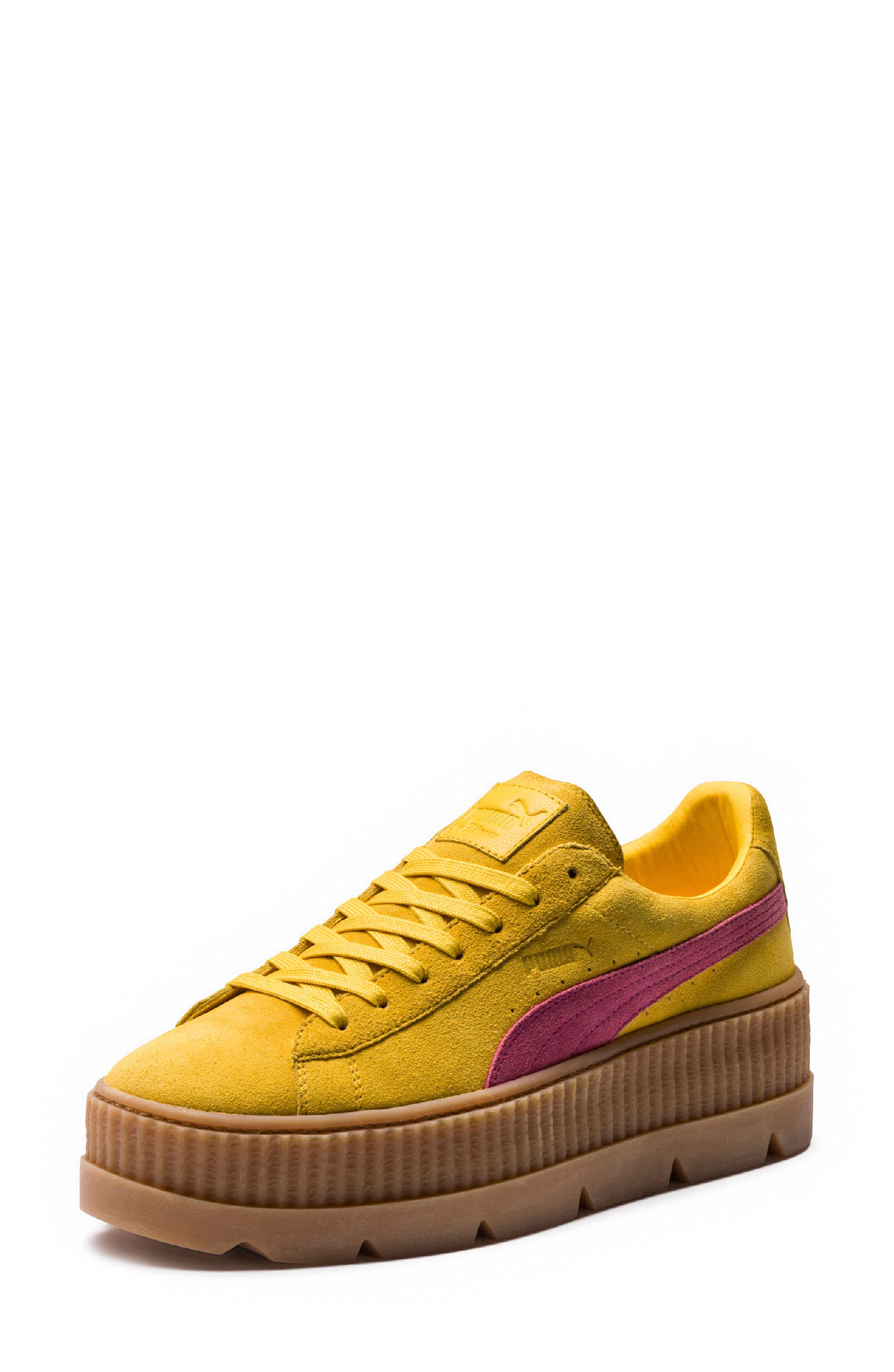 FENTY PUMA by Rihanna Creeper Sneaker, Main, color, LEMON/ ROSE/ VANILLA ICE