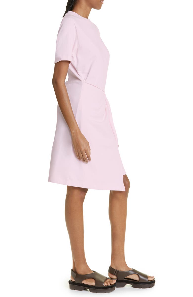 Vince Side Tie Cotton T-Shirt Dress, Alternate, color, Rosewater
