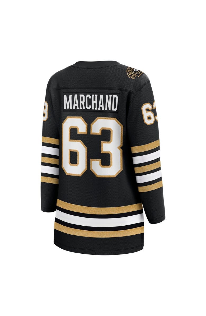 FANATICS Women's Fanatics Brad Marchand Black Boston Bruins 100th Anniversary Premier Breakaway Player Jersey, Alternate, color, 