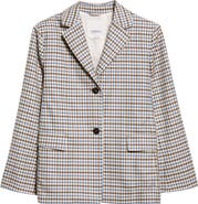 Max Mara Nadia Check Wool & Cotton Jacket