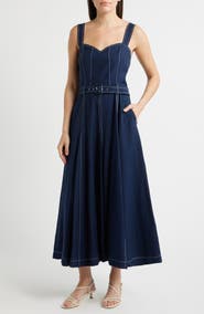 CIEBON Ariena Belted Maxi Dress