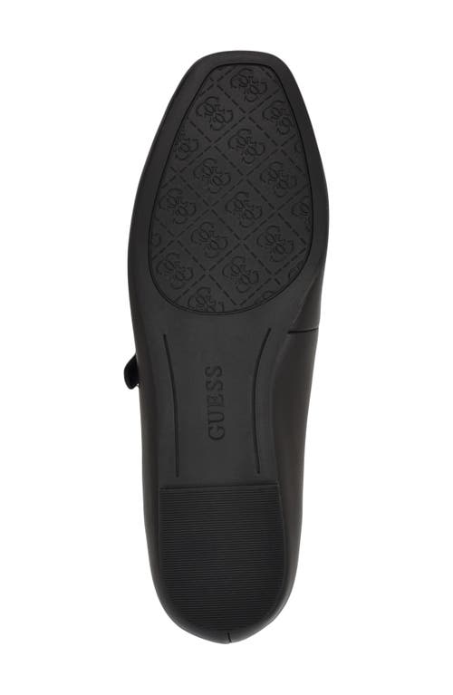 Guess Kayra Mary Jane Flat In Black