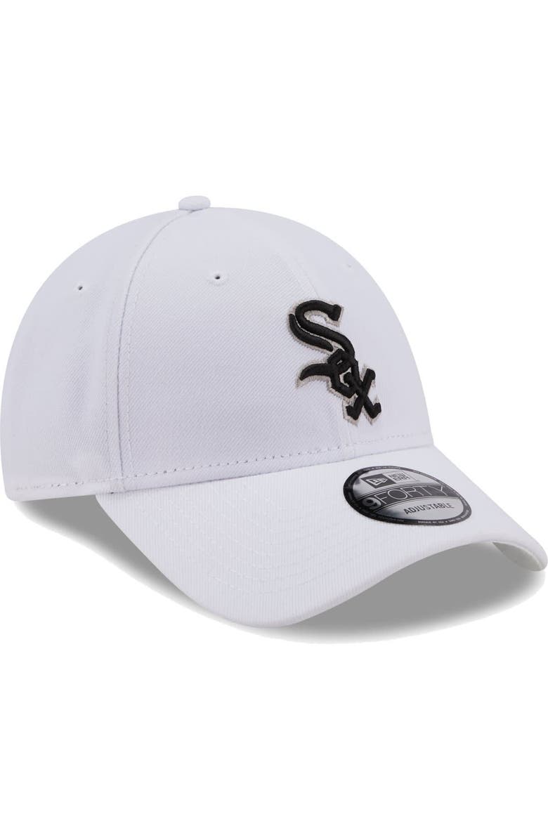 New Era Men's New Era White Chicago White Sox League II 9FORTY Adjustable Hat, Alternate, color, White