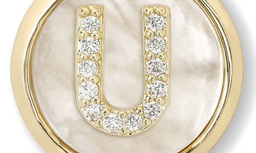 Melinda Maria Baby Love Letters Initial Pendant Necklace In Gold U