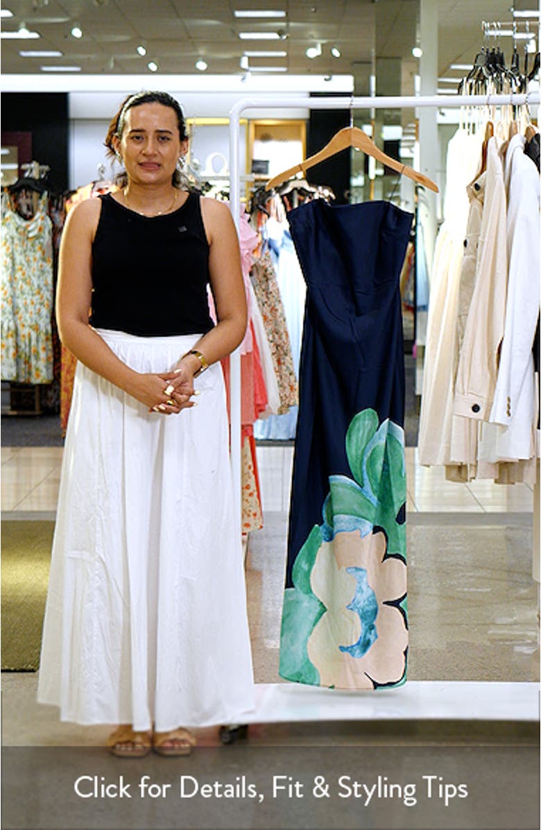 Esme Strapless Dress, sales video thumbnail