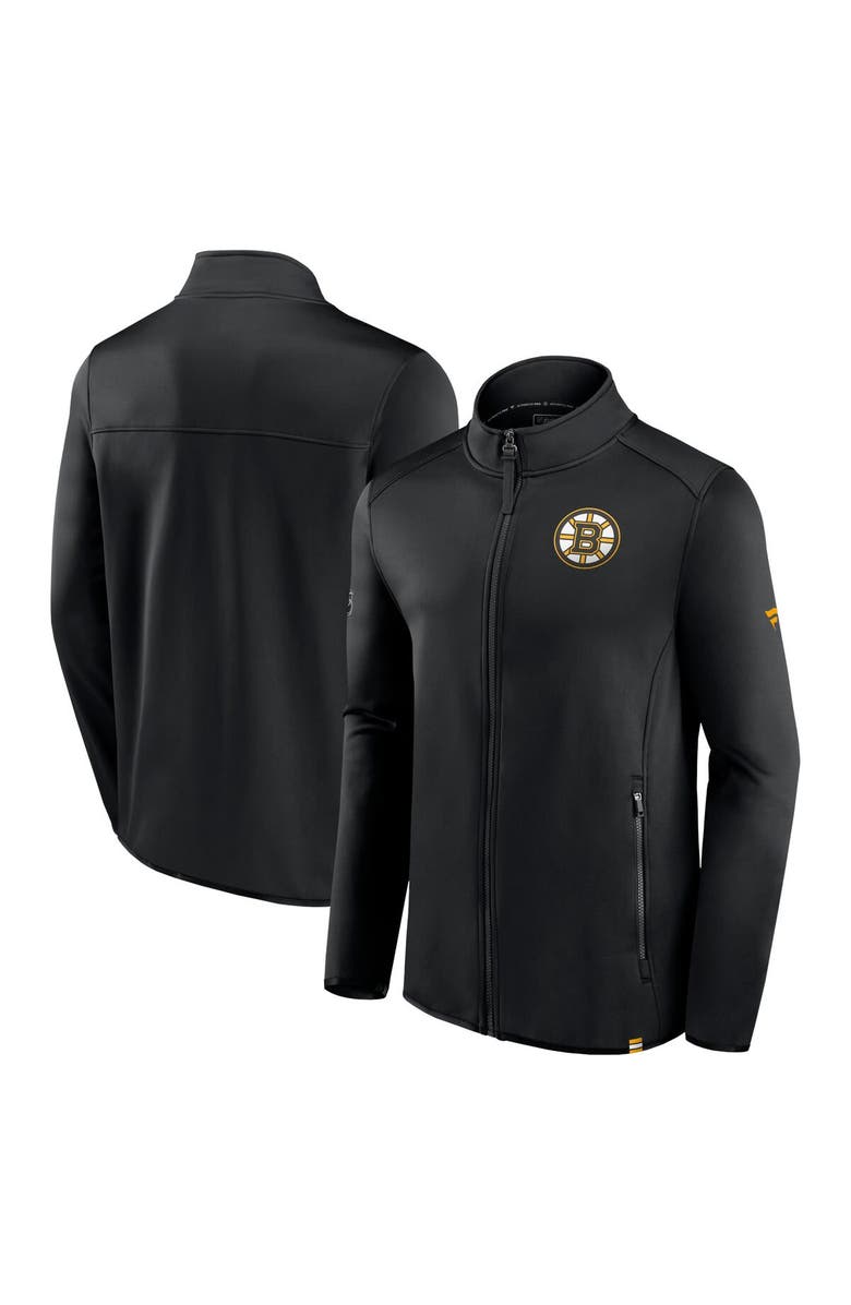 FANATICS Men's Fanatics Branded  Black Boston Bruins Authentic Pro Full-Zip Jacket, Main, color, Black