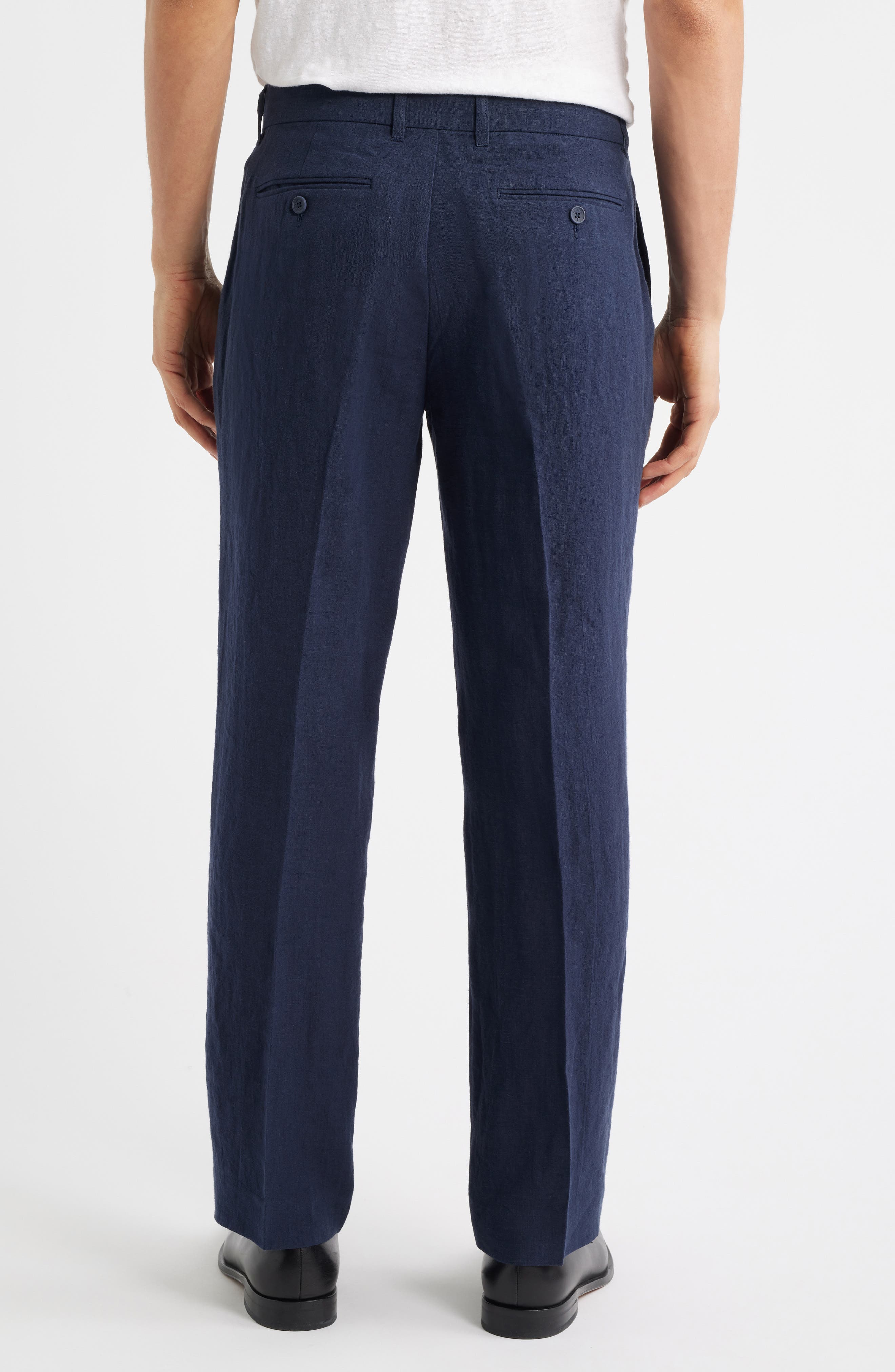 Flat Front Linen Chinos - image 4