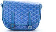 Pre-Owned Goyard Belvedere Messenger Bag Coated Canvas with Leather PM
