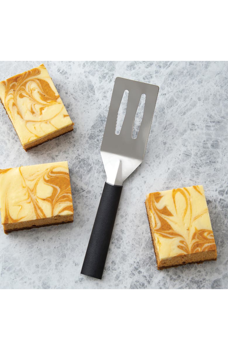 Rada Cutlery 3.375-Inch Slotted Turner Spatula, Alternate, color, Black