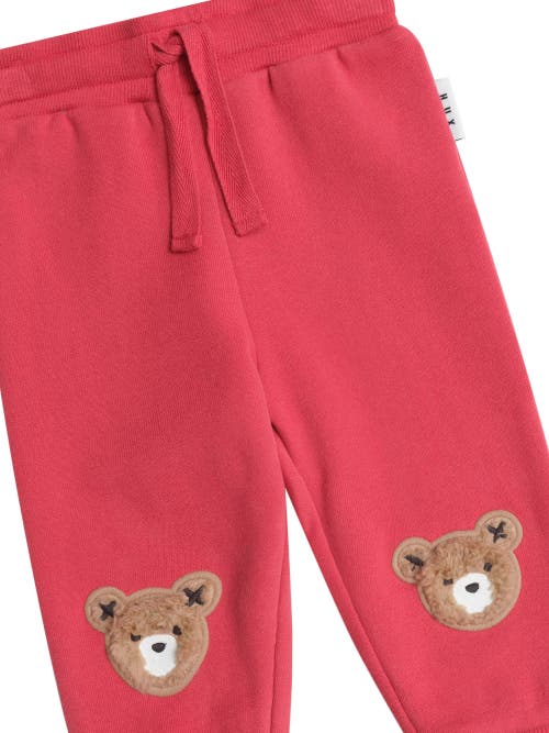 Huxbaby Furry Huxbear Track Pants Girls In Red