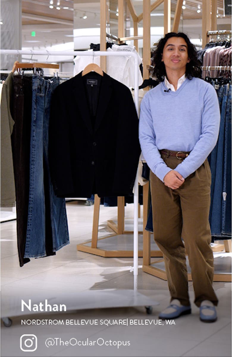 Double Vent Knit Blazer, sales video thumbnail