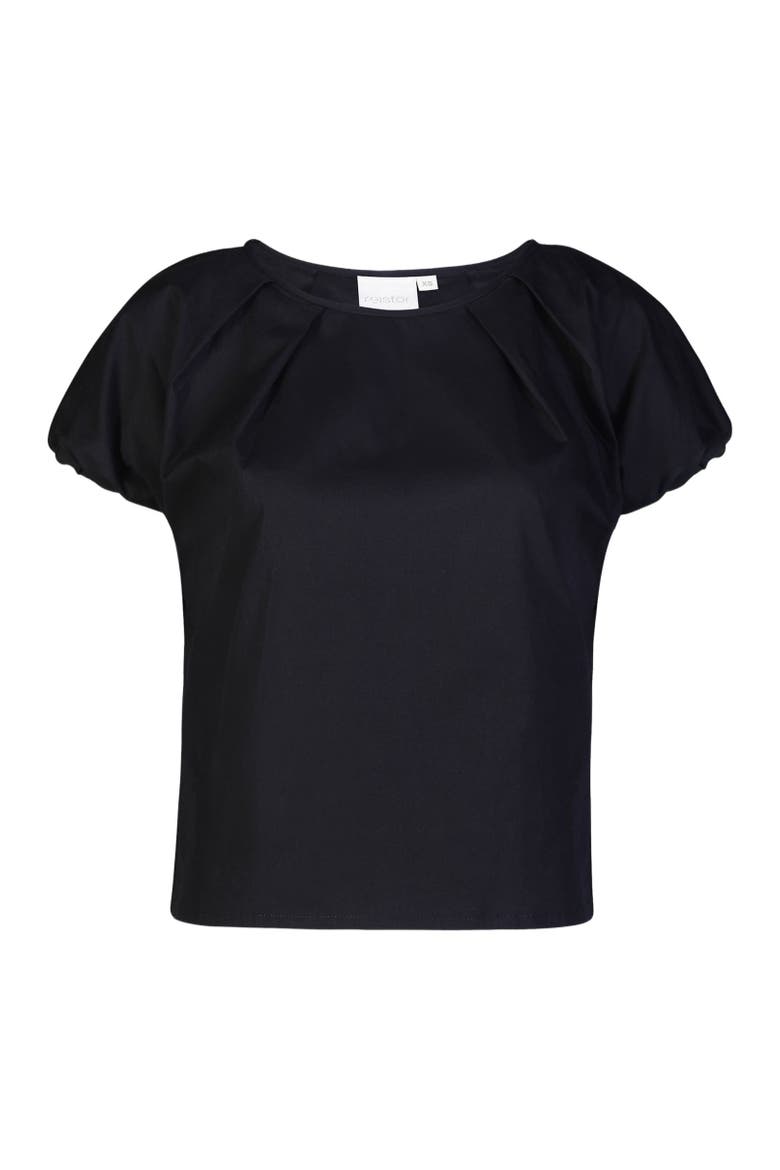 Balloon Sleeve Top, Alternate, color, Black