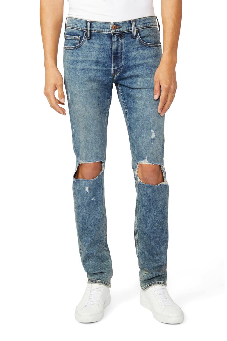 Lennox Ripped Slim Fit Jeans, Main, color, JORGENSEN DESTRUCTED