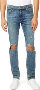 PAIGE Lennox Ripped Slim Fit Jeans