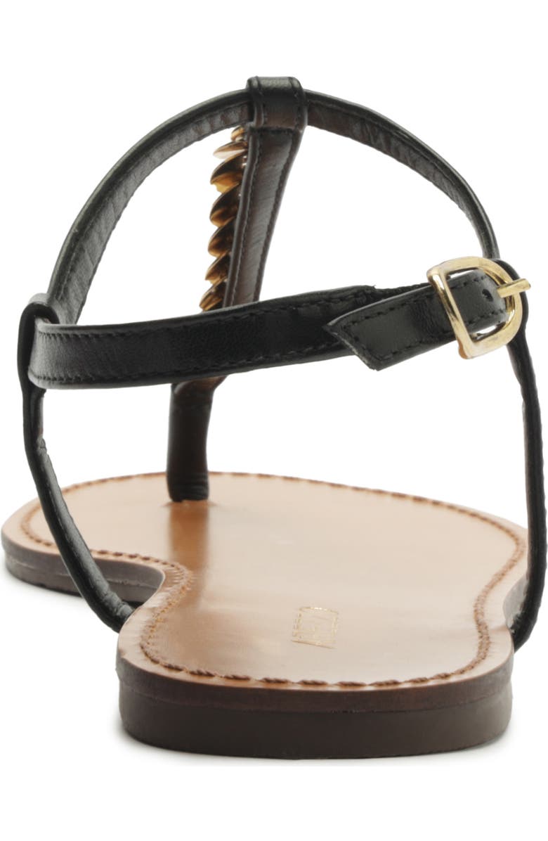 Arezzo Bristol T-Strap Sandal, Alternate, color, Black