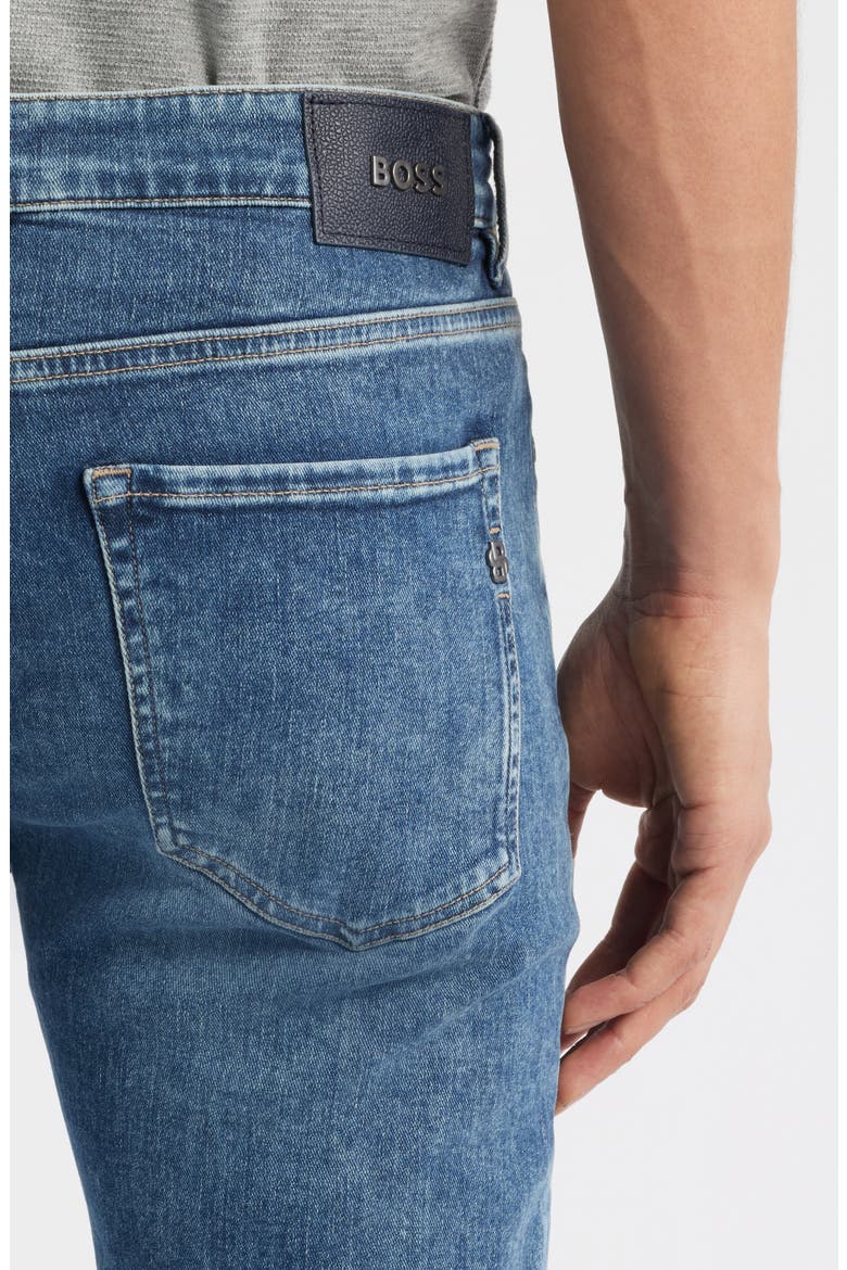 Delaware Slim Fit Stretch Jeans, Alternate, color, MEDIUM BLUE