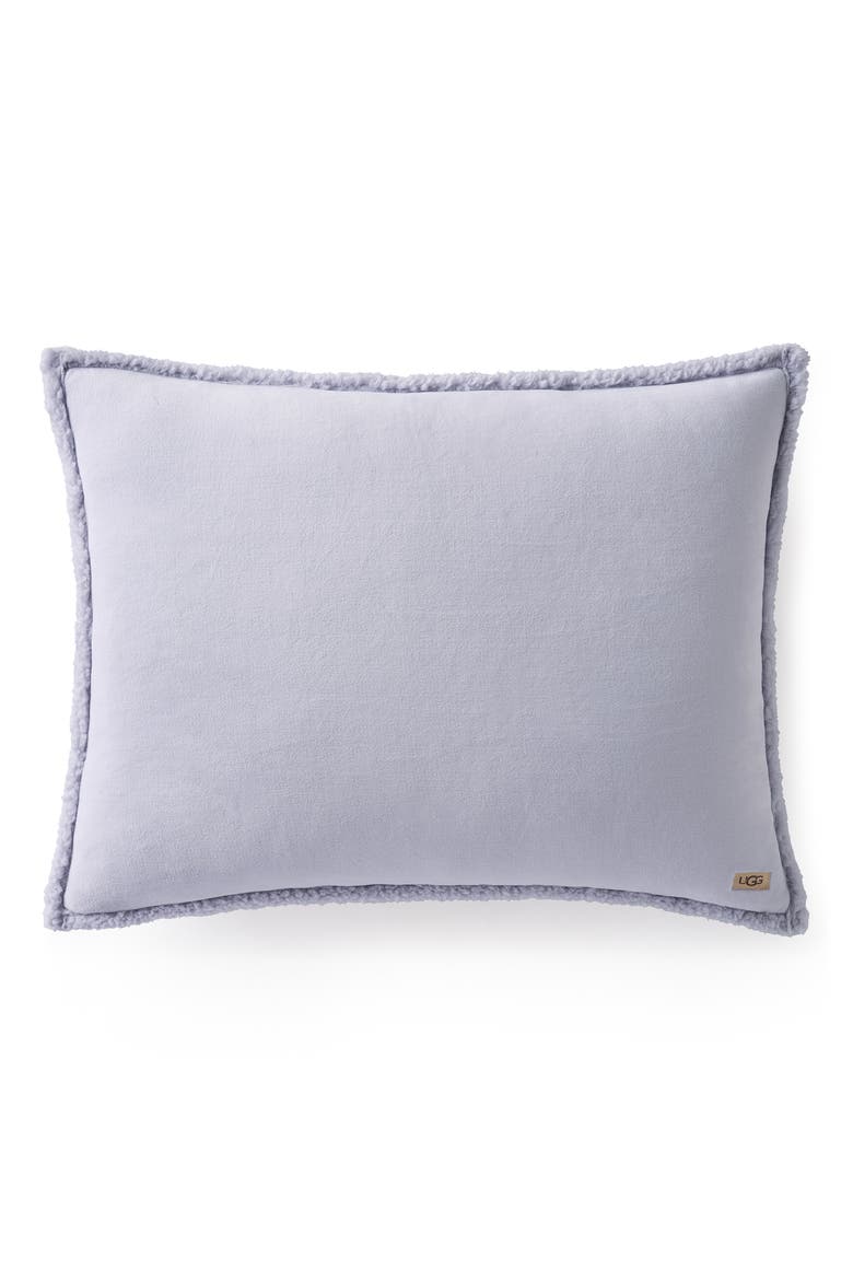 Avery Faux Shearling Comforter & Shams Set, Alternate, color, LILAC HINT
