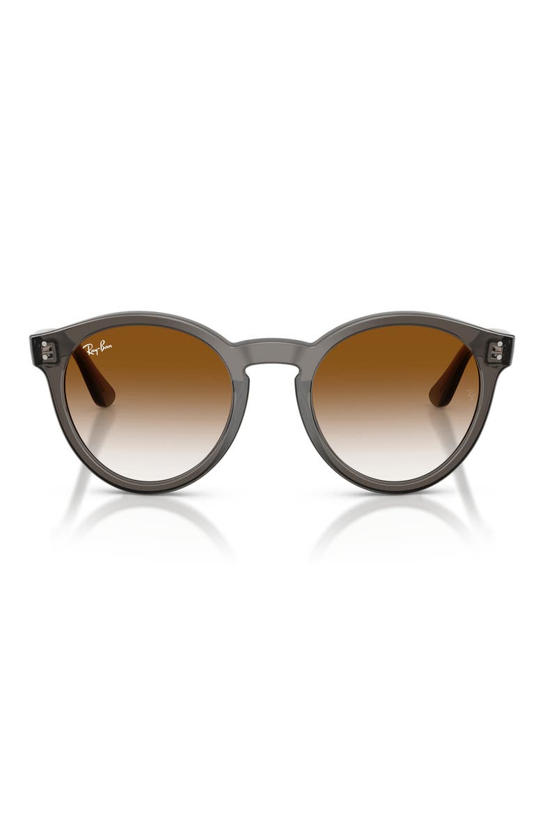 52mm Phantos Sunglasses, Main, color, TRANSPARENT DARK GREY / CLEAR