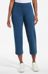 Lands' End Starfish Mid Rise Pull On Crop Pants