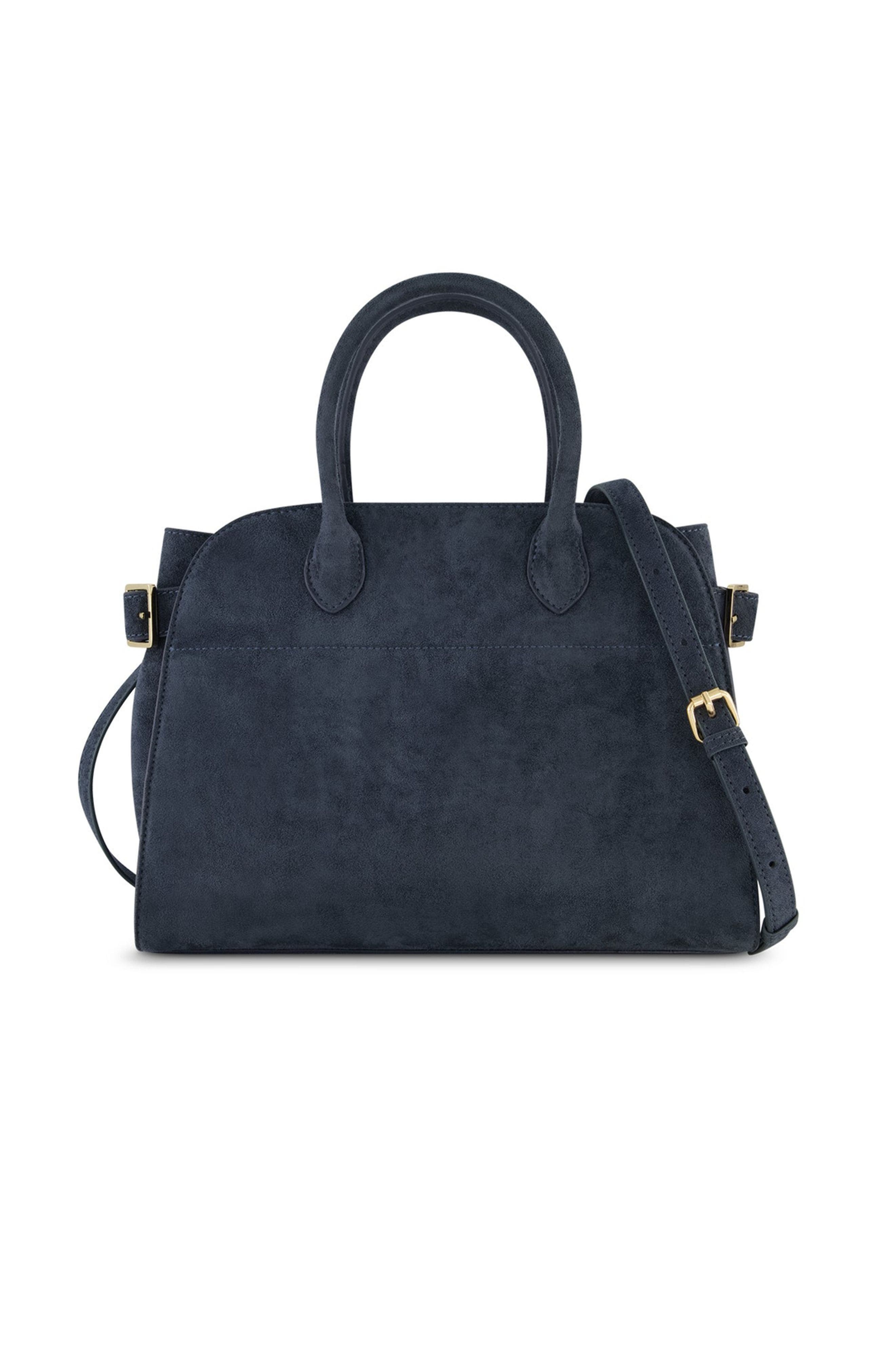 The Noli Shop Margo Suede Bag, Main, color, Blue