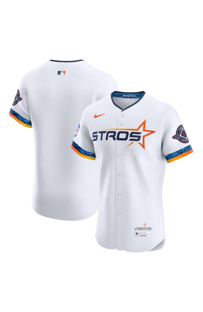 Nike Men's Nike  White Houston Astros 2025 City Connect Elite Jersey, Main, color, White
