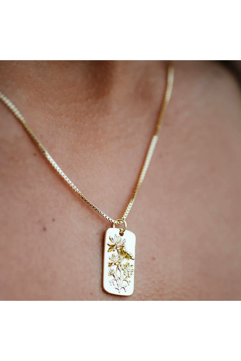 Blooming Grace Pendant, Main, color, Gold