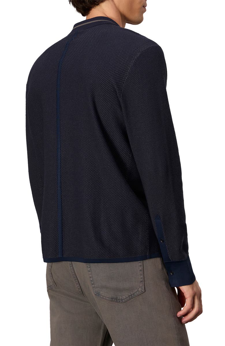 rag & bone Harvey Piqué Button-Up Shirt, Alternate, color,