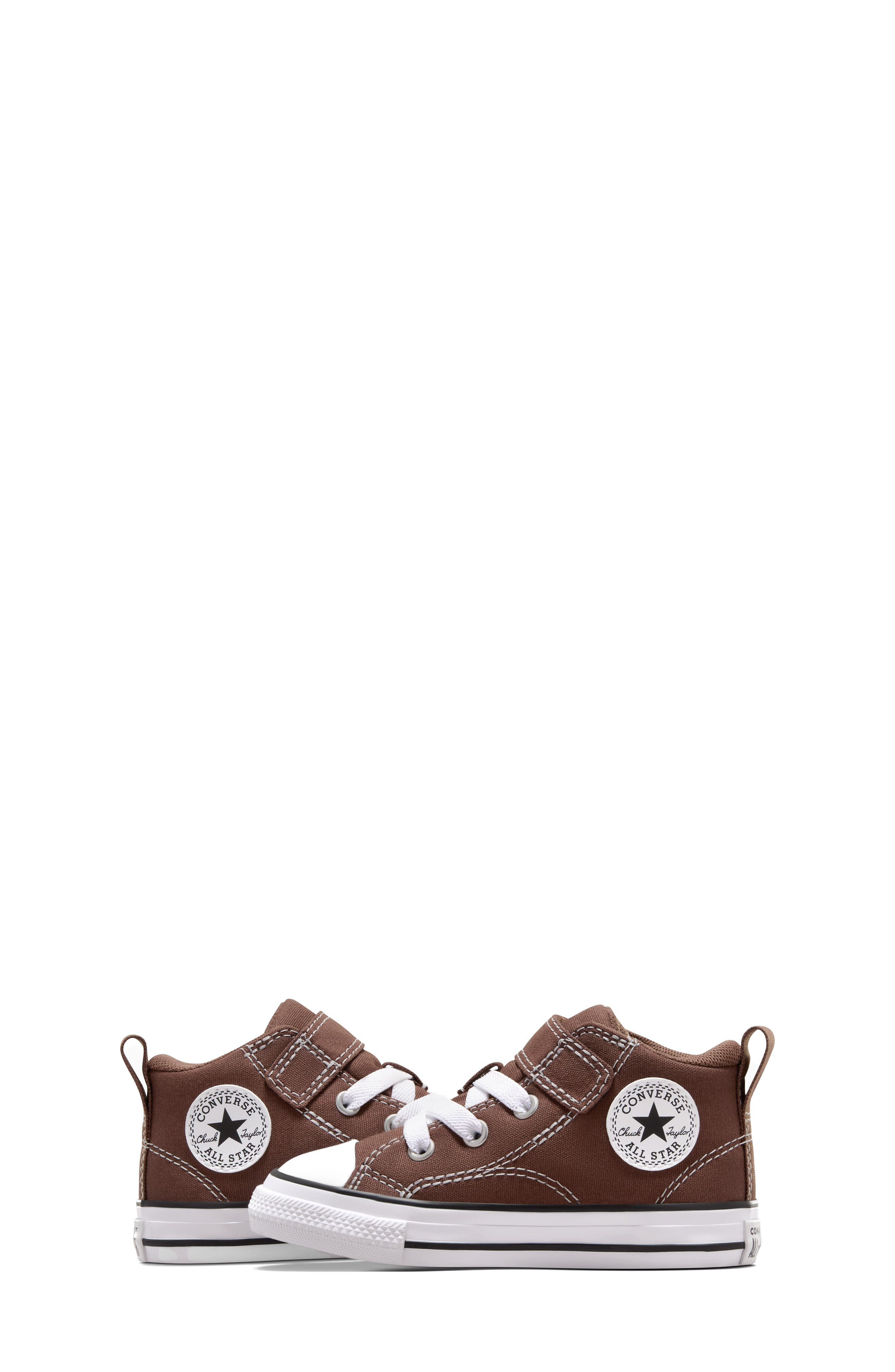 Converse Kids' Chuck Taylor All Star Malden Street Canvas Low Top Sneaker, Alternate, color, Bear Nap/ White/ Black