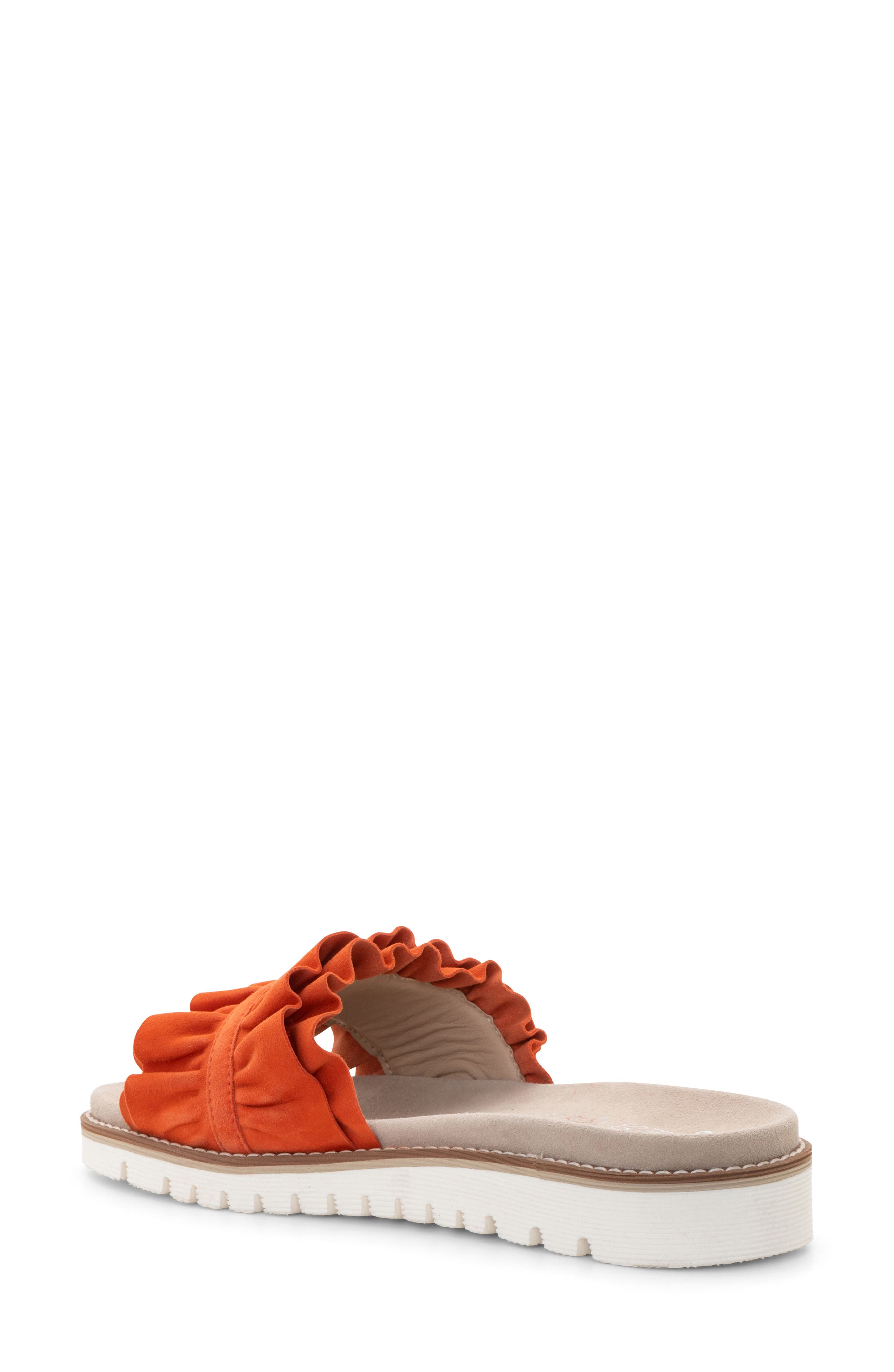 Keyes Slide Sandal, Alternate, color, POPPY