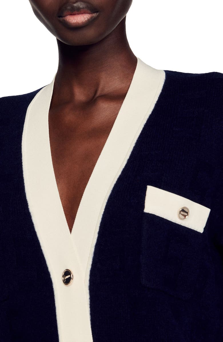 SANDRO Prairie Cardigan, Alternate, color,