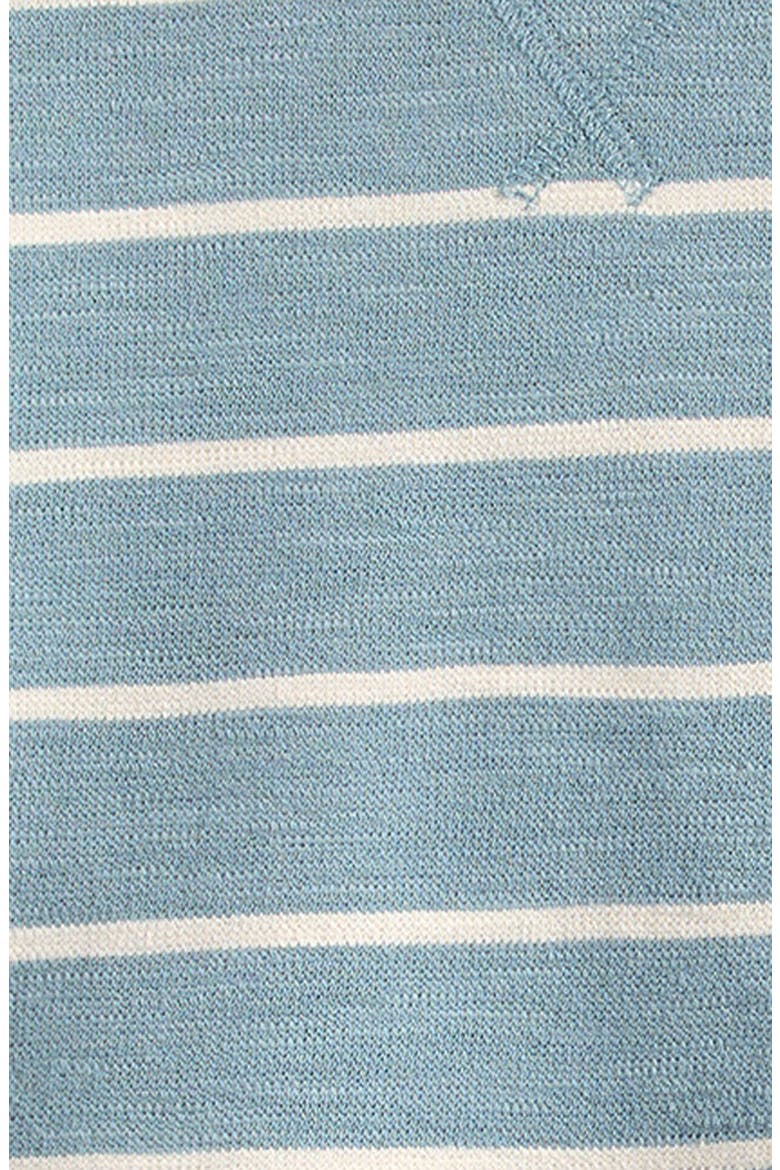Stripe T-Shirt & Shorts Set, Alternate, color, BLUE STRIPED