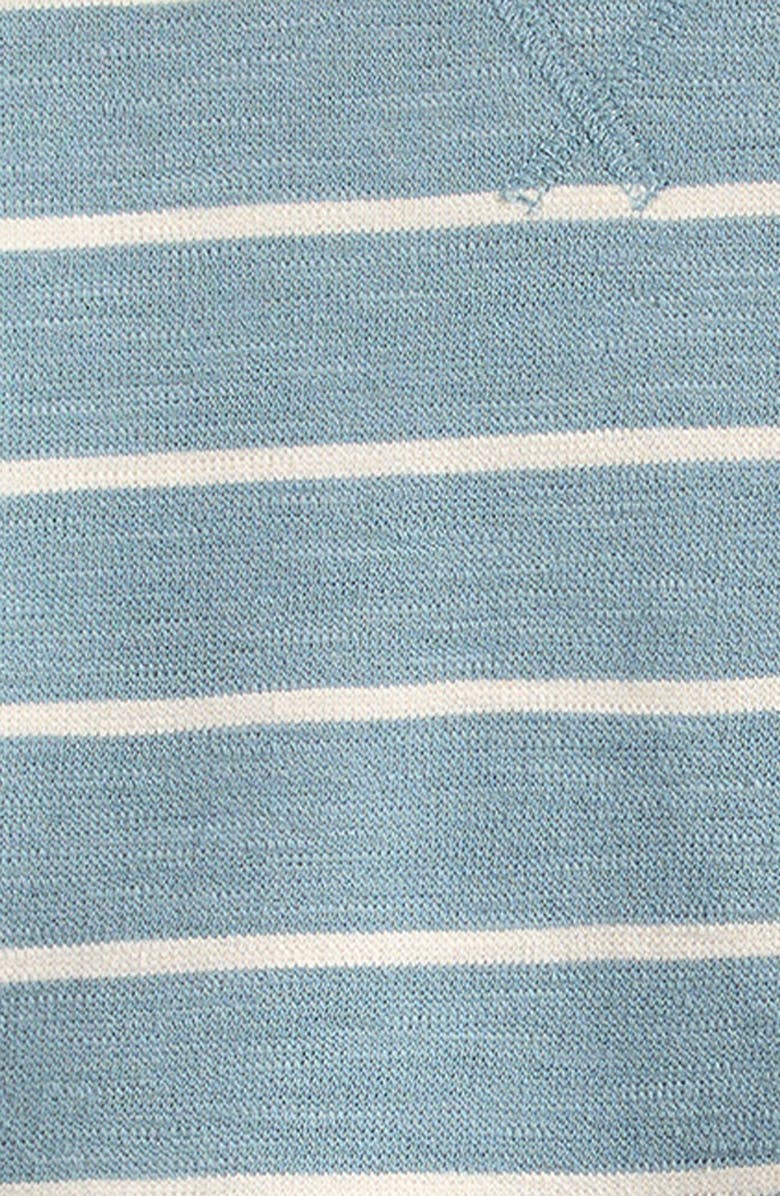 Little Planet Stripe T-Shirt & Shorts Set, Alternate, color, Blue Striped
