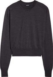 Jacquemus Le Sweater Brode Merino Wool Blend Sweater