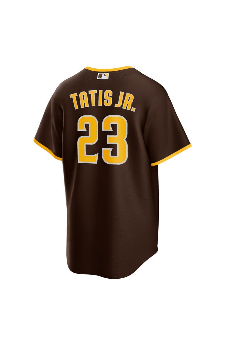 Nike Men's Nike Fernando Tatis Jr. Brown San Diego Padres Alternate Replica Player Jersey, Alternate, color, Brown