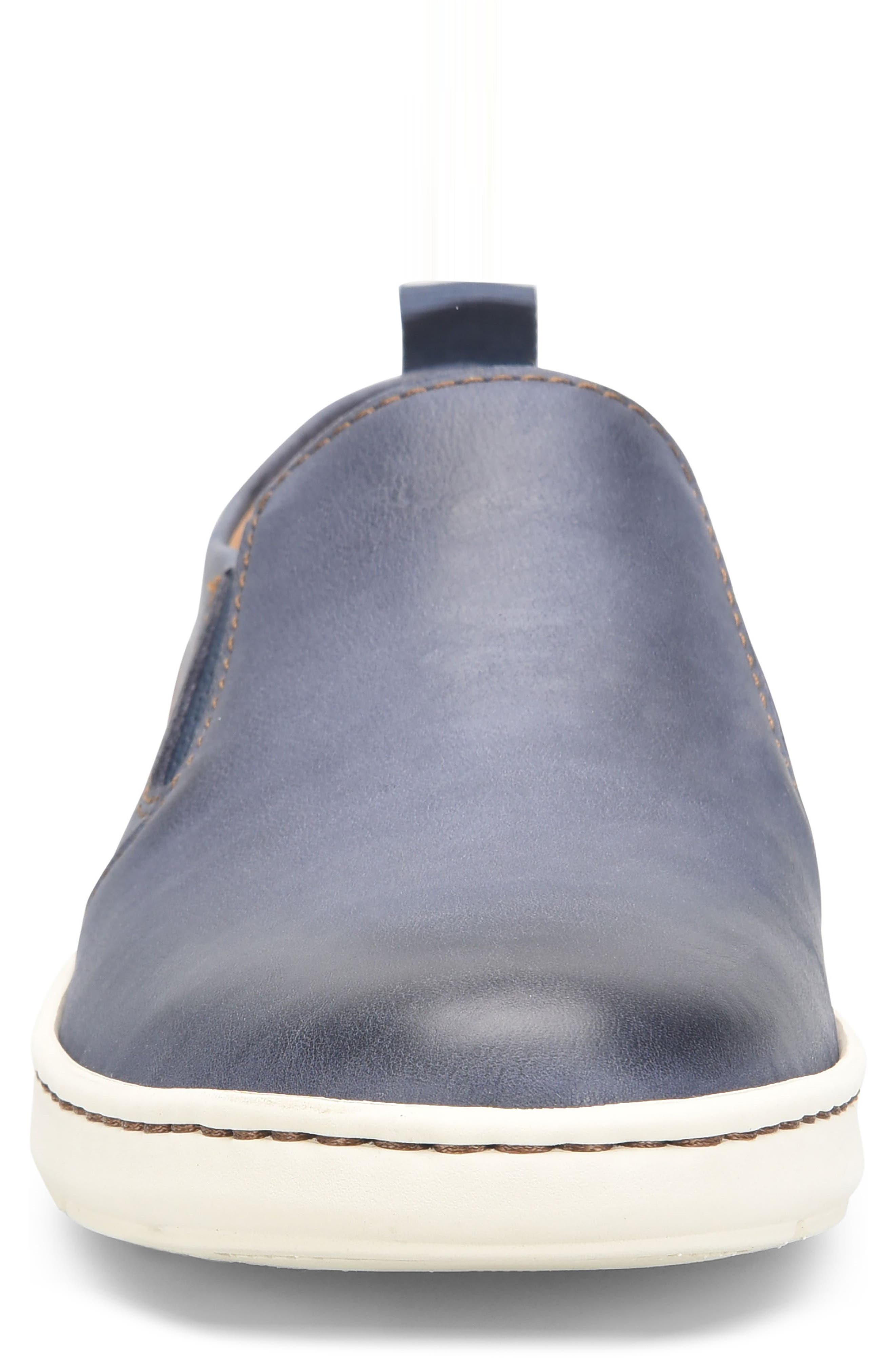 Morgan Slip-On Sneaker, Alternate, color, NAVY/ BROWN F/ G