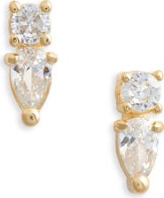 Child of Wild Dew Drop Cubic Zirconia Stud Earrings
