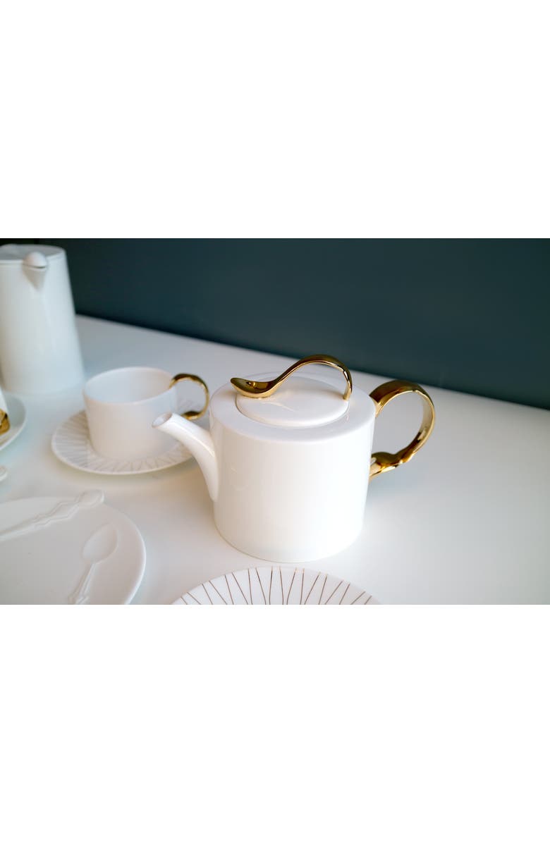 Twig New York Cutlery Low Teapot, Alternate, color, Multi