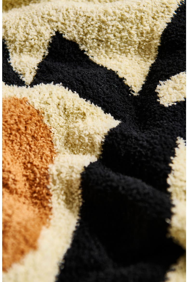 Upton Cozy Knit Throw Blanket, Alternate, color, BLACK
